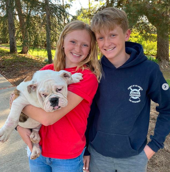 The NFL Network sports caster, Dan's two children Caroline Hellie(daughter) and Chase Hellie(son).